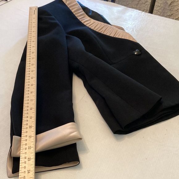 KASPER Jacket Blazer Black & Cream Blazer Jacket - Picture 14 of 14